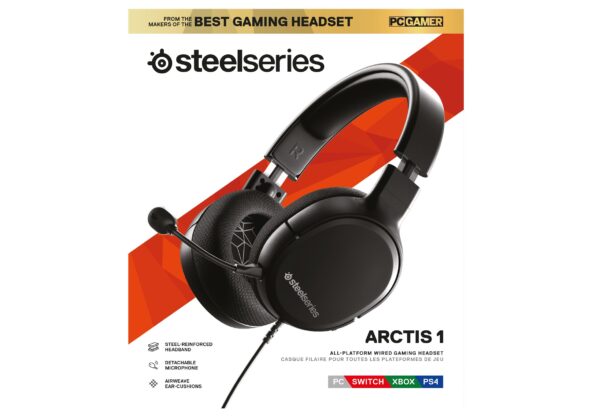 SteelSeries Arctis 1 Trådløs Sort Headset