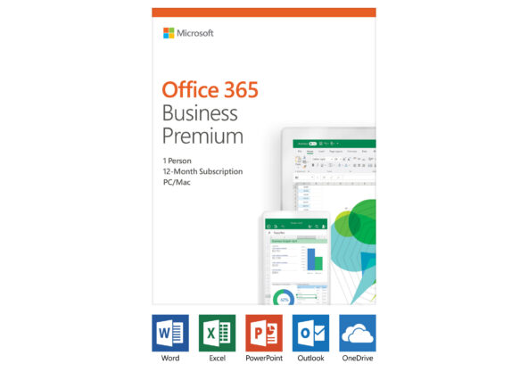 Microsoft Office 365 Business Premium Bokspakke 1 år 1 user (5 devices)