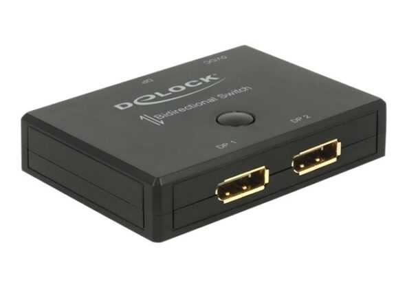 Delock Displayport 2 – 1 Switch bidirectional 4K 60 Hz