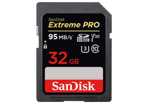 SanDisk Extreme Pro SDHC 32GB Video Class V30 / UHS Class 3 / Class10
