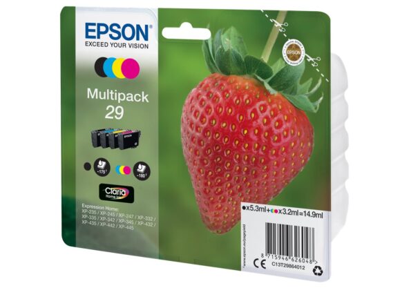 Epson 29 Multipack Sort Gul Cyan Magenta
