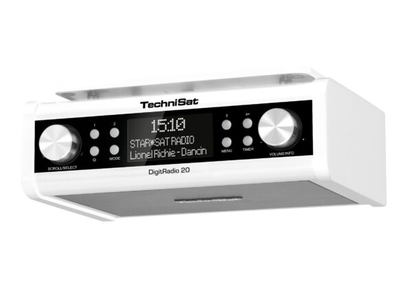 TechniSat DigitRadio 20 DAB bærbar radio Hvid