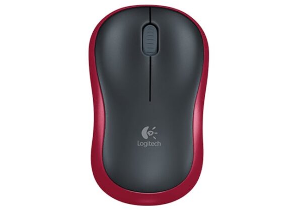 Logitech M185 Optisk Trådløs Rød