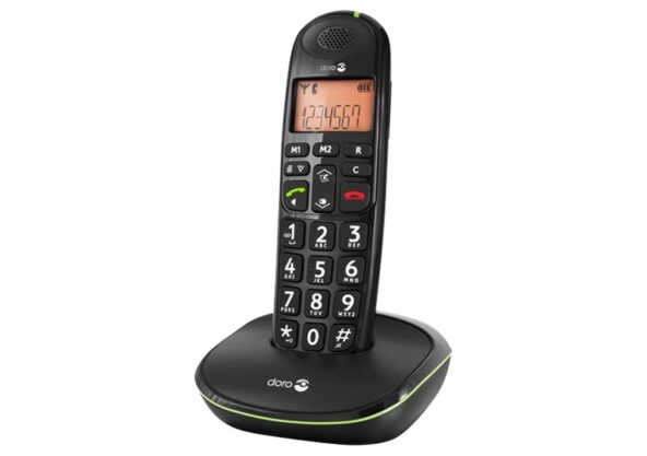 DORO PhoneEasy 100w Sort