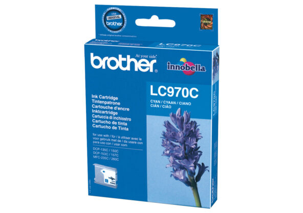 Brother LC 970C Cyan 300 sider