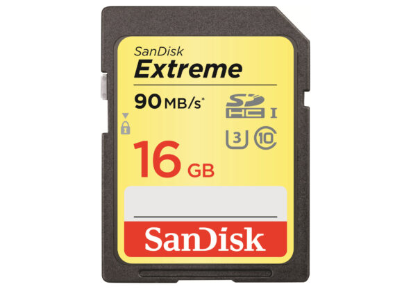 SanDisk Extreme SDHC 16GB UHS Class 3 / Class10