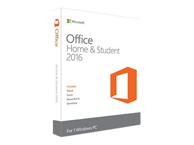 Microsoft Office Home and Student 2016 Licens 1 PC Windows