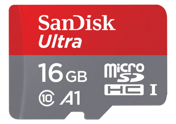 SanDisk Ultra microSDHC 16GB A1 / UHS Class 1 / Class10
