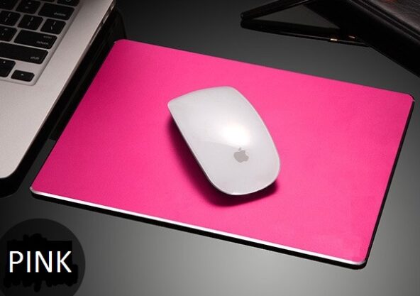 Aluminium Mouse PAd MAC/PC Slim Design Pink