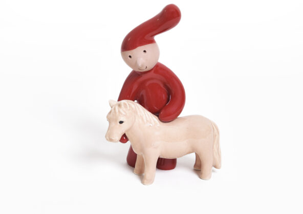 Pixy nisse med hest – med årstalstempel 2015